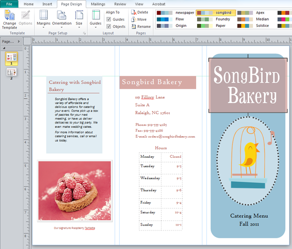 border text box in publisher layout for mac 2011